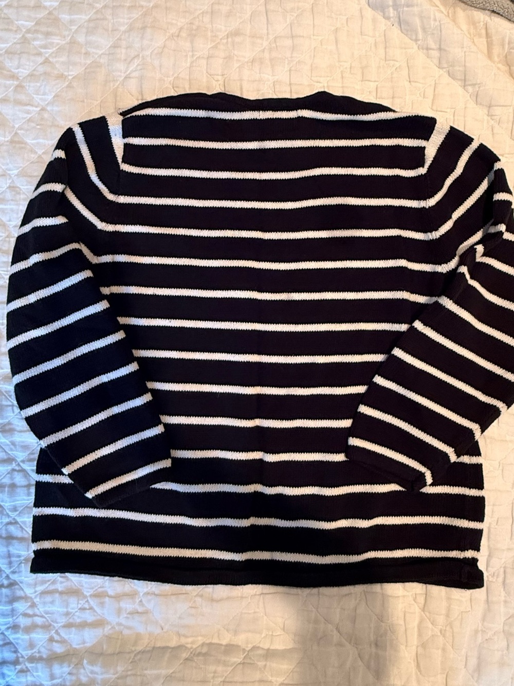 Sag Harbor Sport Woman Nautical Sailboat Sweater Coastal Grandma Striped Knit 2X - Picture 6 of 8